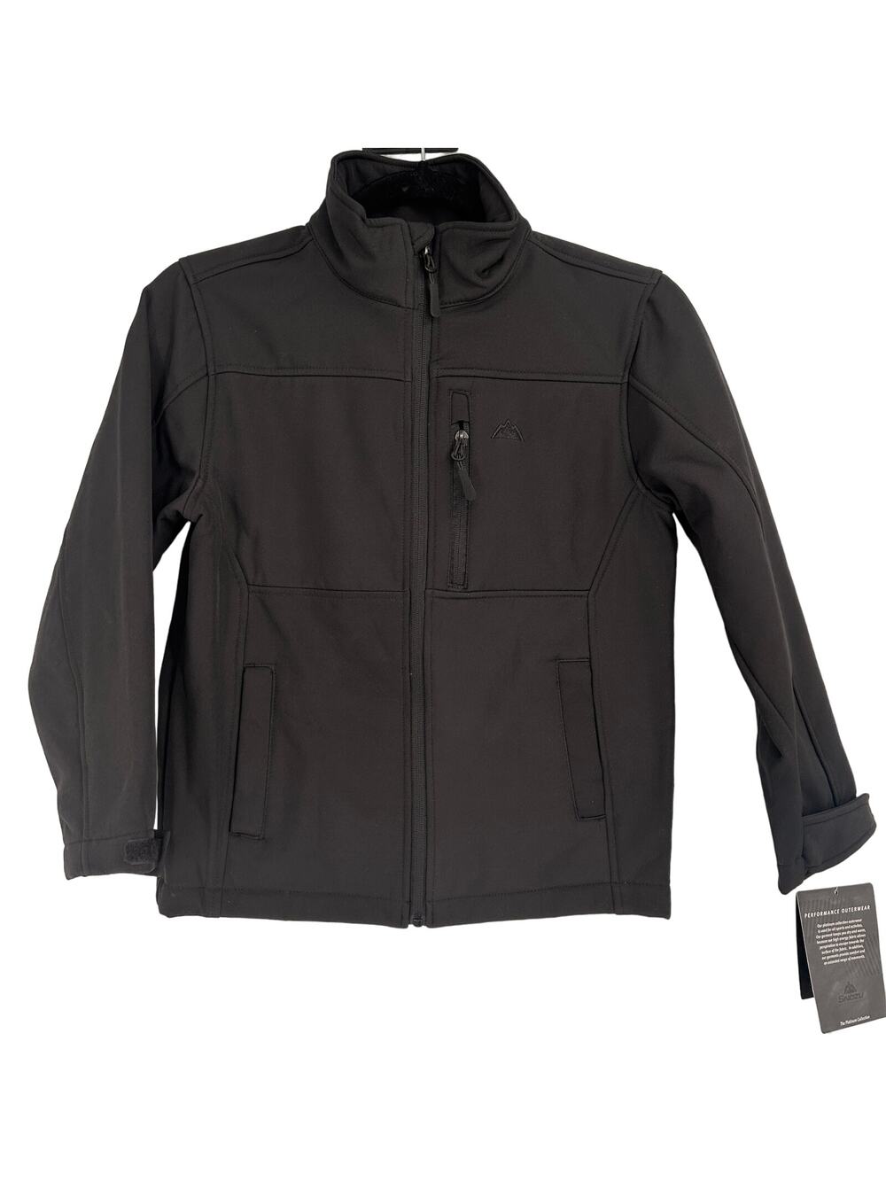 Snozu Black Boys Zip Up Jacket New with tags Size Small (8)